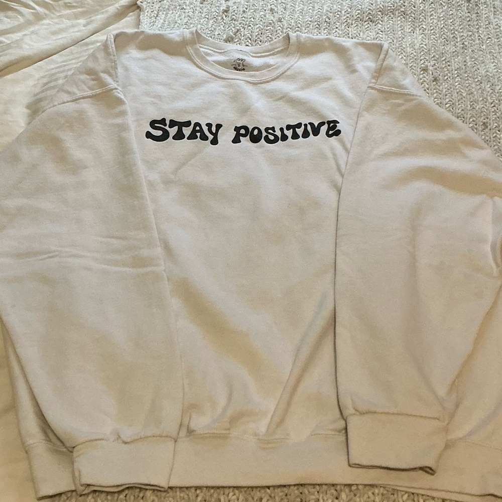 PacSun White Crew Neck Sweater